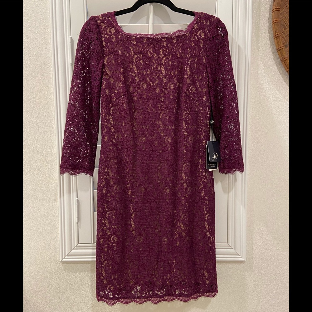 Adrianna papell lace dress